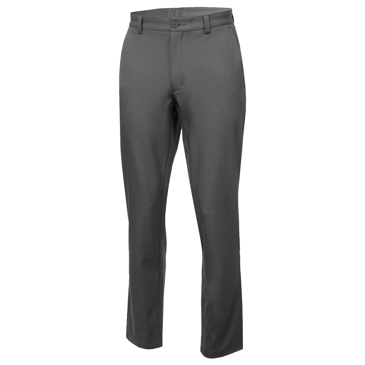 Calvin Klein Men's Metal Grey Regular Fit Tech Warm Golf Trousers - 34R