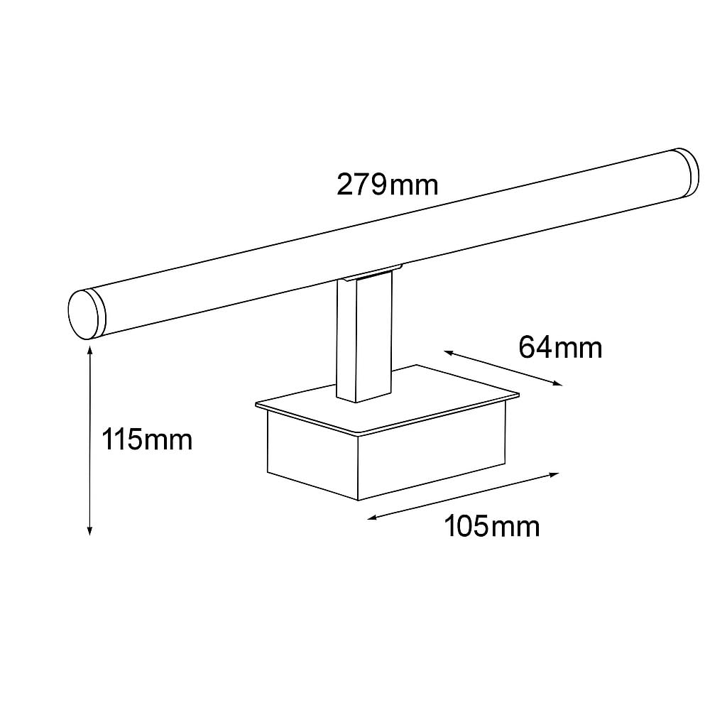 LEDKIA LIGHTING Aplique para Cuadros LED 1.7W Slimlight Latón