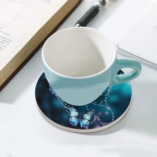 Dessous de verre papillon en céramique parfaits pour vos cafés en terrasse et apéritifs
