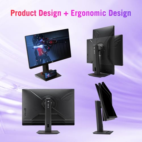 Image of ASUS ROG Strix 27 inch QHD Gaming Monitor, Fast IPS, LCD Panel, 180Hz, 1ms, 97% DCI-P3, HDR, NVIDIA G-Sync, USB-C, AI-Powered Shadow Boost, Anti-Glare M, Adjustable Stand(Phone Holder+Tripod Socket)