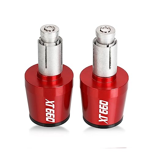 Einzigartig Für Yamaha XT660R XT660X XT660Z XT660 R/X/Z 2004-2017 Motorrad Griff Bar Ends Lenker Griffe Kappe (Farbe : Red and Black, Size : Normal)