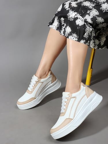 Image of Lightweight Walking Shoes Casual Lace-Up Sneaker for Women /Girls