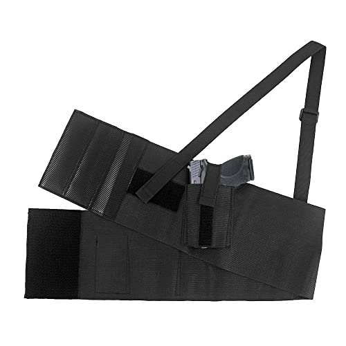 Bursport Concealed Carry Shoulder Hand Gun Holster Belly Band Pistol Holster For Any Gun Men Or Women L #TOP6