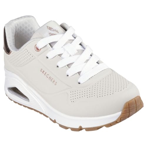 Image of Skechers Girl Uno Gen1 Shimmer Away Lace Up Shoe