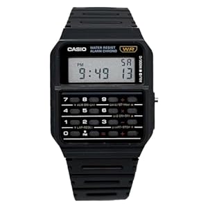 Casio Serie CA53W Vintage | Banco de datos | Cronómetro 1/100 SEC | Resistente al agua | Calculadora de 8 dígitos | Tiempo dual | Banda de resina | Caja de resina | Calendario automático | Alarma diaria | Batería de 5 años