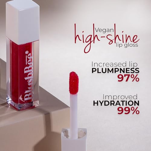 Image of Vegan Hydrating Glossy Lip Gloss | Lightweight, Waterproof, Long-Lasting Shine, Suitable For All Skin Types, Plumps & Protects, Lip Gloss For Women - Plum Pursuit - 2.5Ml