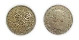 Coins for Collectors - Circulated British 1965 Sixpence / Six Pence 6p Coin / Great Britain