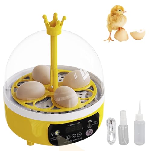 Tissting Egg Incubator with Manual Egg Turning & Humidity Control,