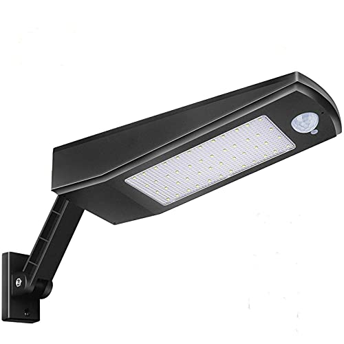 Lampe Solaire Exterieur 48 LED 900 lm,IP65 4 modes étanche Lumiere projecteur Solaire Exterieur lampes,120° Lampe Solaire Exterieur detecteur de Mouvement pour jardin, rue, cour, allée Cover