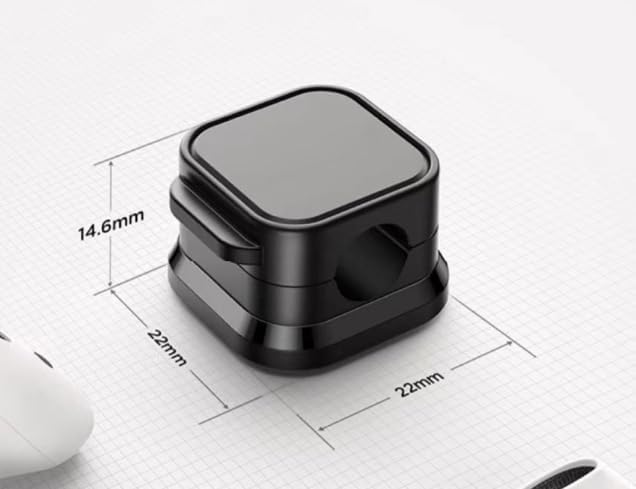 Clipes de armazenamento de cabos carregados por mola – Pacote com 6 clipes de gerenciamento de cabos de mesa, suporte de cabo de carregamento para celular, acessórios de escritório de mesa Clipes de armazenamento de cabos carregados por mola – Pacote com 6 clipes de gerenciamento de cabos de mesa, suporte de cabo de carregamento para celular, acessórios de escritório de mesa