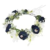 DDazzling Women Flower Headband Wreath Crown Floral Wedding Garland Wedding Festivals Photo Props...