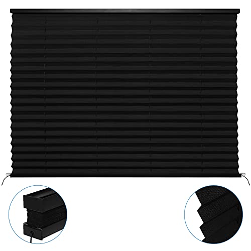Image of NOVINO RV Blinds Shades for Camper Window,RV Pleated Shades Camper Blinds for Travel Trailers Motorhome Motor Coach-44 W x 38 inch L