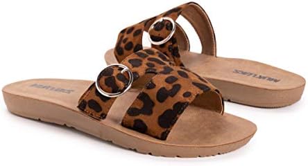 MUK LUKS womens About You - Tan Slide Sandal, Tan, 9 US | Image 6