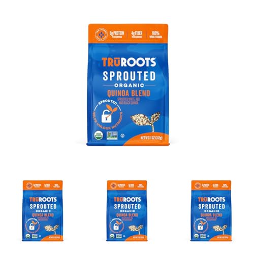TruRoots Organic Sprouted Quinoa Blend, 11oz (Pack of 4)