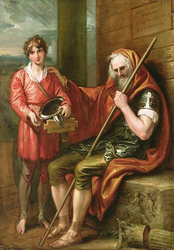 Poster Bélisaire et le garçon de Benjamin West créez un salon élégant avec cet art mural
