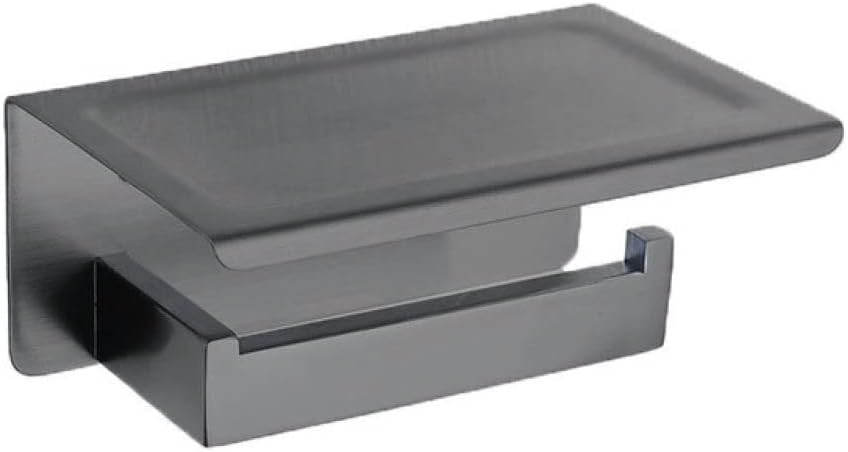 Gunmetal Stainless Steel Bathroom Hardware Towel Rack Toilet Paper Holder Toilet Brush Robe Hook Towel Bar Holder Grey Stainless,Toothcup