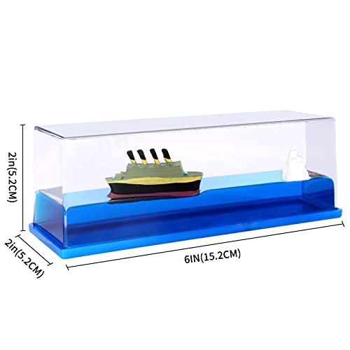 2BK Titanic Cruise Ship Model Decorative Paperweight, Ship Home Decor