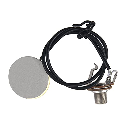 2Set Yootones Piezo Transducer Microphone Pickup Jack Mic Contact Compatible With Guitar #TOP2