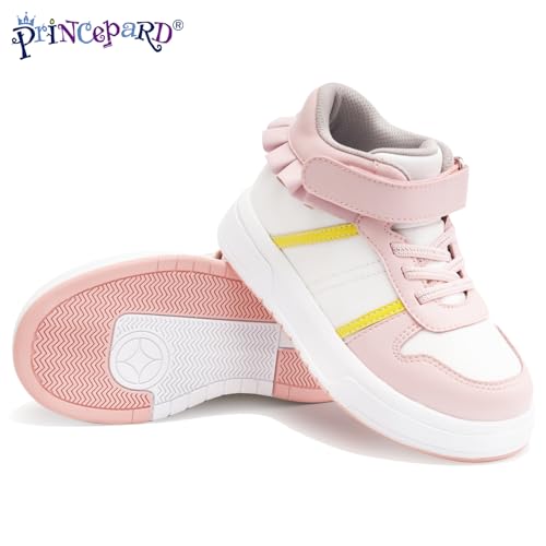 Orthopedic Shoes for Girls with Ankle and Arch Support,Fashion Thick Sole Sneakers with Skirt Decoration4