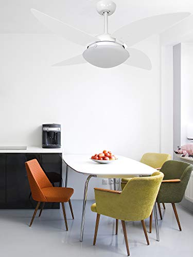 Ventilador De Teto 4 Pás Premium Quad Volare Volare 220v Branco