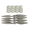 SoloGood 8PCS CCW Gemfan APC Nylon Propeller 9060 Prop for RC Airplane with Adapter Rings