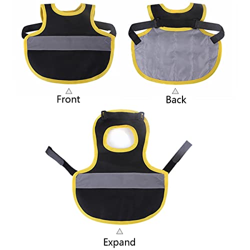2Pcs Huhn Weste, WideSmart Hühnersattel Reflective Vest für Huhn - Pet Kleidung Geflügel Henne Sattel Schürze Federschutz Schürze Schutz Rückenschutz Jacke