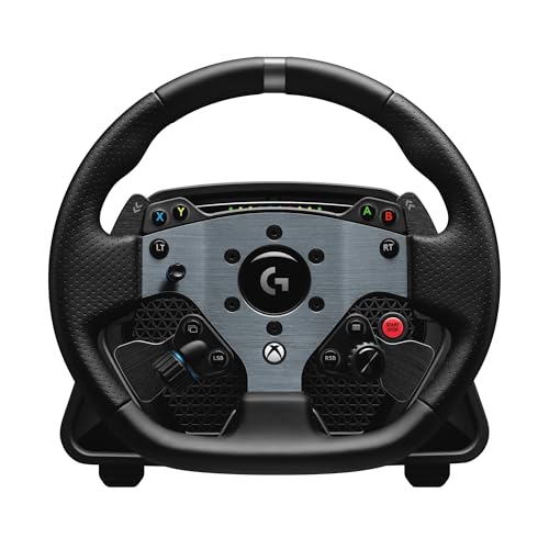 PRO Racing Wheel - Volante per PC, Xbox Series X|S, Xbox One, trasmissione diretta con forza di 11 Nm, feedback ultra-realistico, leve del cambio magnetiche, doppia frizione - Nero - Controller