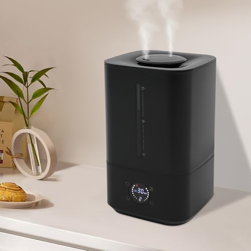 6L Touch Control Humidifier with LCD, Timer, Dual Nozzle