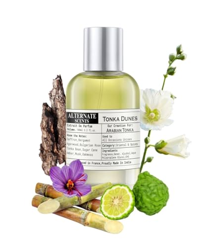 Image of Alternate Scents Alternate Scents TONKA DUNES 100ml Long Lasting Perfume for Men & Women | Floral Tonka Fragrance | 30% Oil Concentration | Smooth, Warm & Elegant | Made in India
