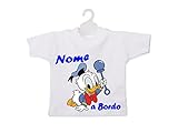 atelier del ricamo mini t-shirt bimbo a bordo