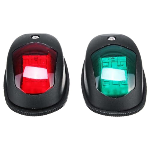 Lumières de navigation LED 12v Healvian pour bateau feux d'étrave étanches en ABS
