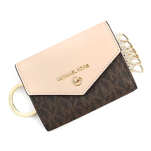 [マイケルコース] キーケース レディース MKシグネチャー ライトピンク×ブラウン 32S1GT9N0B 266 [並行輸入品]