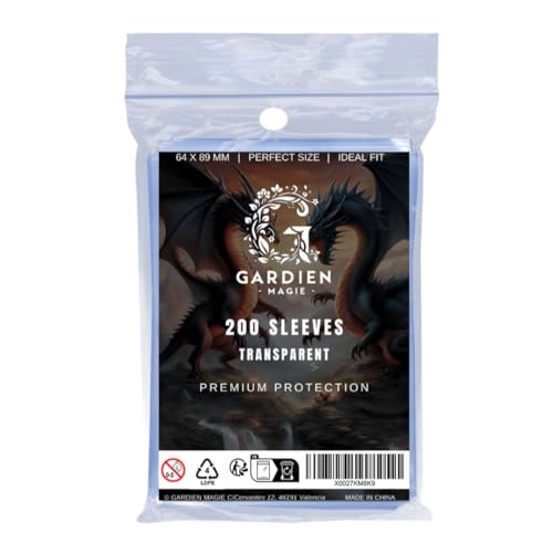Gardien Magie - 200 Fundas Cartas Magic The Gathering mtg Transpa...