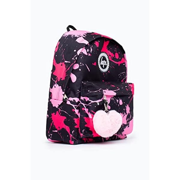 HYPE Black Pink Splat Mochila, One Size Unisexo