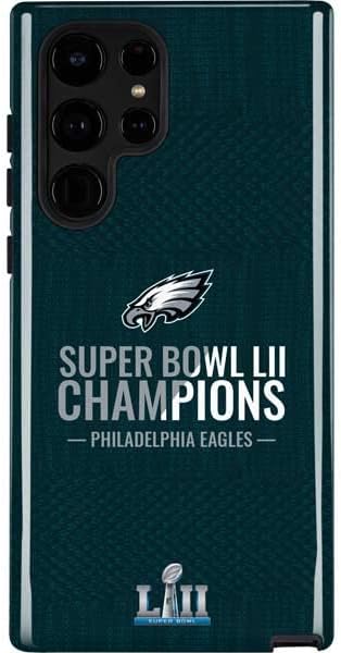 Skinit Pro Phone Case Compatible with Galaxy S22 Ultra - Officially Licensed NFL Philadelphia Eagles Vintage Design