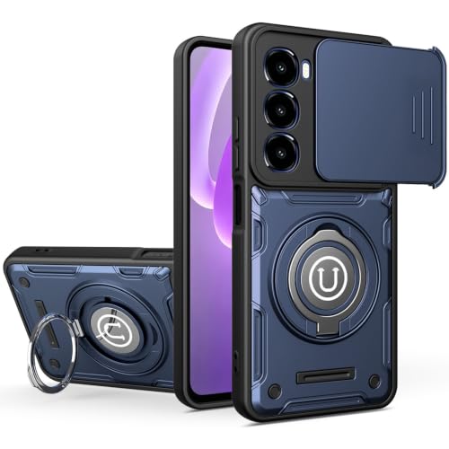 Coque Itel A100 antichoc rouge robuste rigide avec support - 3