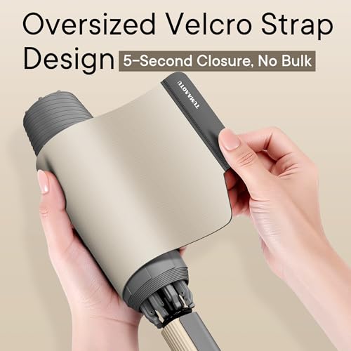 QWB TUMAAOTU Lightweight Compact Inverted Umbrella Windproof Auto Open Close – 5-Second Quick Fold Design for Women & Men, 8 Ribs Strong Travel Umbrellas for Rain & Sun, Fits Backpack & Car - Image 3