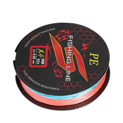Hilo de Pesca Trenzado, Alambre de Pesca para Lanzar Largo, Línea para Roca, Agua Salada, Agua Dulce, Bar, Orilla, Lanzar