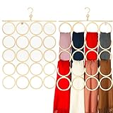 KLEAFS Handmade Crocheted Scarf Hangers for Closet, Closet Organizers for Scarves, Shawl, Tie, Belts