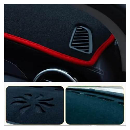 Visera solar de salpicadero RHD con acabado premium en negro integral 4