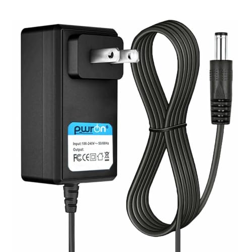 PwrON 6.6 FT Long 9V Negative AC to DC Power Adapter Charger for Korg microKorg MS2000 MS2000-R MS2000-B MS2000-BR Keyboard Analog Modeling Synthesizer