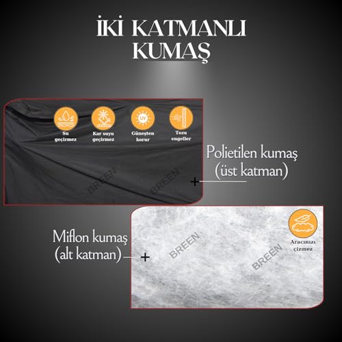 Karavan Çekme Kancası Koruyucu Örtü, Karavan Birleşim Yeri Koruma Kılıfı, Su Geçirmez, Toz ve Kir Önleyici Branda (Siyah)