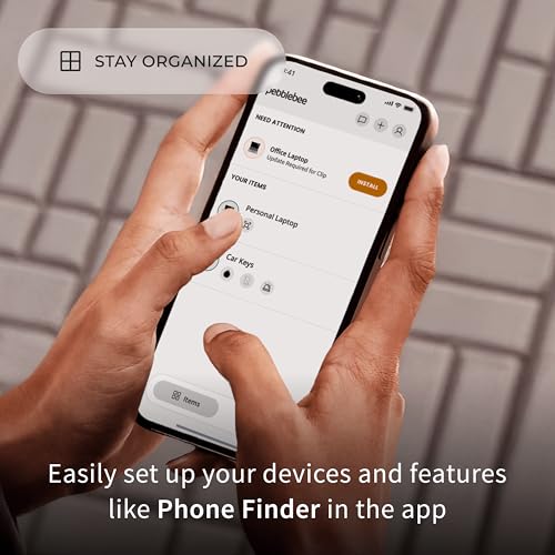 Image of Pebblebee Card 5 | Rechargeable Bluetooth Wallet Tracker Card | Thin Eco-Friendly Alternative Tracking Card to Air Tag & Android Tracker | 18-Month Battery | Inbuilt Link Scan-to-Return & Phone Finder
