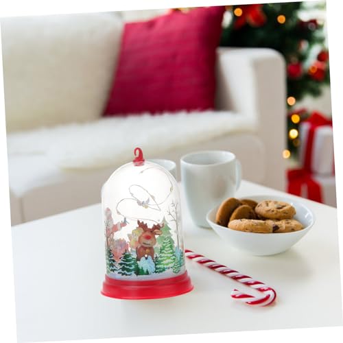 Cabilock 2 Unidades abajur de natal lanternas de natal de mão Decoração de natal pilha aaa pilhas aa