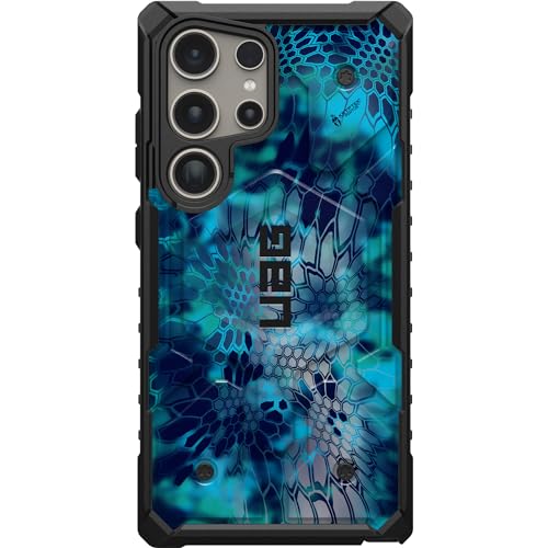 EGO TACTICAL Limited Edition Urban Armor Gear UAG Pathfinder Magnetic Rugged Military Impact Resistant Non-Slip Protective Case for Samsung Galaxy S25 Ultra Kryptek Pontus Blue Camouflage