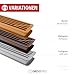 Gedotec Rejillas de Ventilación para Puerta | Cubierta Rectangular para Aeración |...