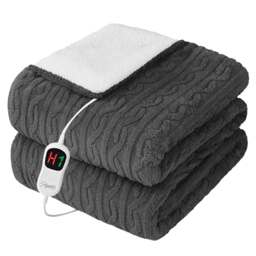 Image of Homemate Heated Electric Blanket Full Size 72 inchx84 inch Heating Blanket