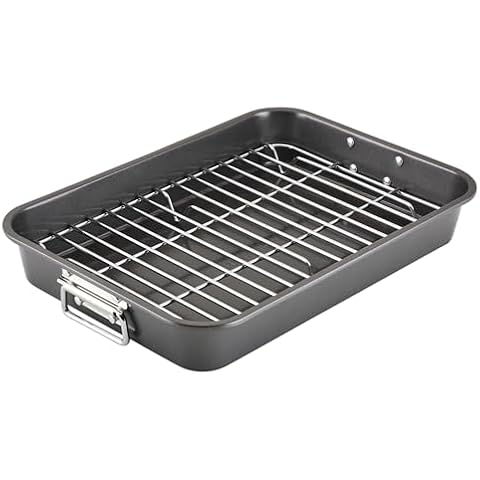 Farberware Nonstick Steel Roaster with Rack Cover