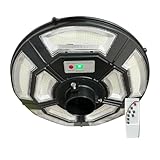 Locontifni 4000W Outdoor Street Light Head, Solar Powered, IP65 Waterproof, 350000LM 750 LEDs, Dusk to Dawn, Timer, Landscape Path Lamps, Post lamp with Remote for Lawn Pathway Driveway Yard