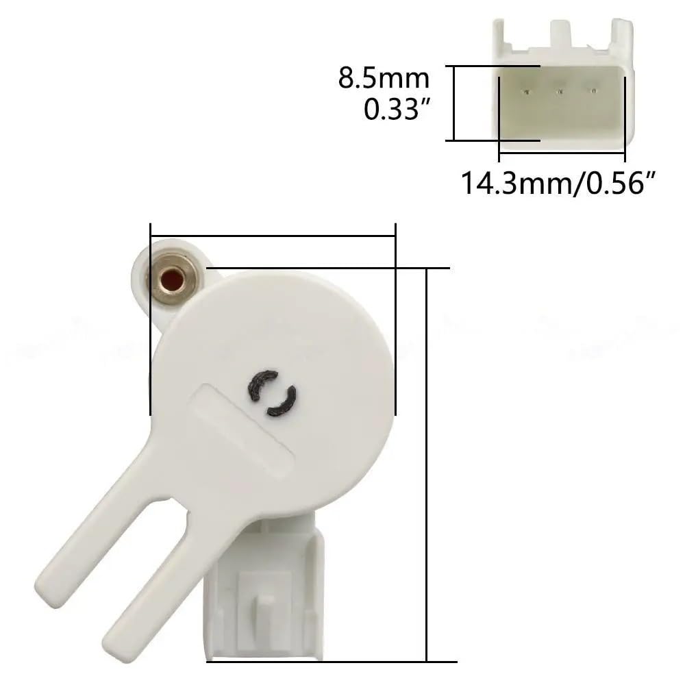 Stop Pedal Position Sensor 13597416 3PINS Fit for Sonic Fit for GMC Fit for Vauxhall Clutch Brake Pedal Position Sensor